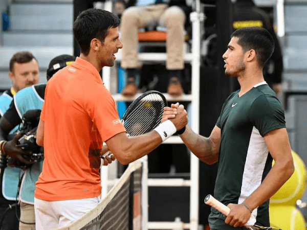 Novak Djokovic and Carlos Alcaraz