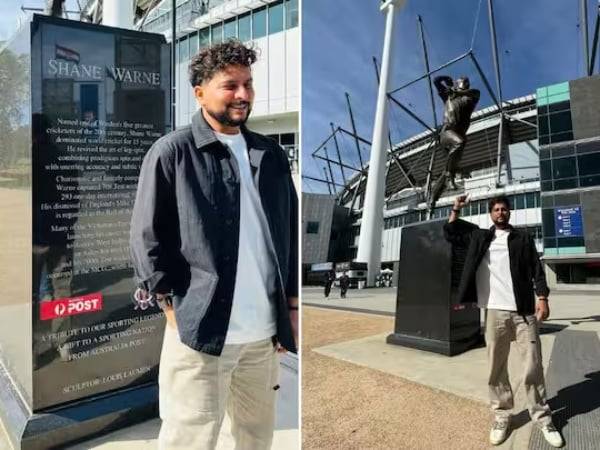 Kuldeep Yadav at Melbourne Cricket Ground (Image: CA media)