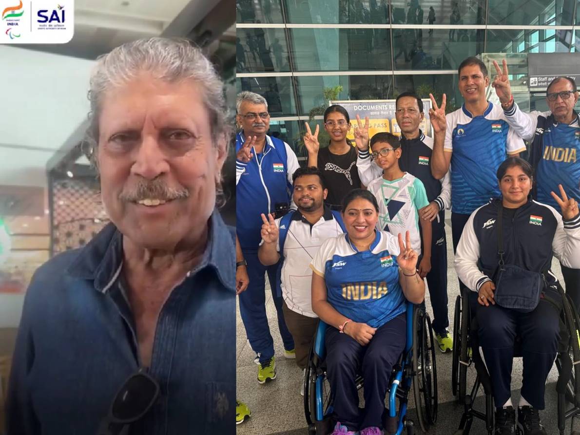 Legendary Kapil Dev sends his best wishes to the India Paralympics contingent