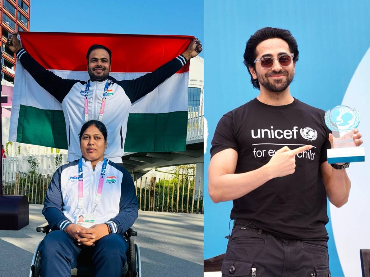 Bollywood actor Ayushmann Khurrana and UNICEF extend support to the India Paralympics team