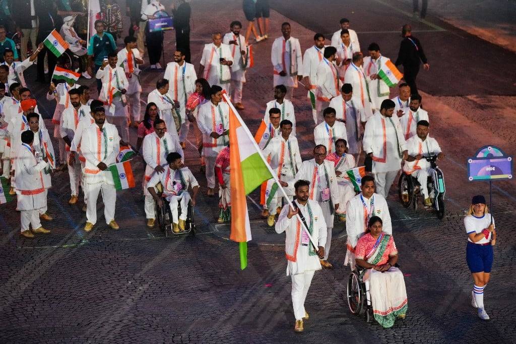 India makes a grand entrance in the Paris Paralympics 2024 opening ceremony