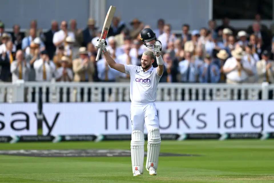 Gus Atkinson scored his maiden Test hundred against Sri Lanka at Lords