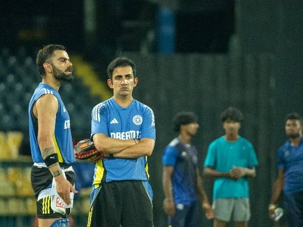 India head coach Gautam Gambhir with Virat Kohli