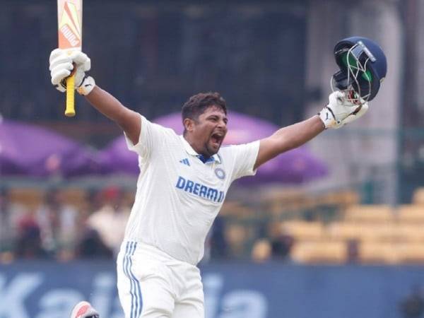 Sarfaraz Khan hundred in India vs New Zealand 1st Test