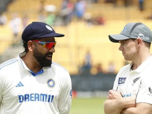 Rohit Sharma and Tom Latham ahead of India vs New Zealand 3rd Test