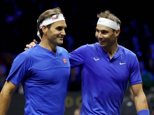 Roger Federer and Rafael Nadal