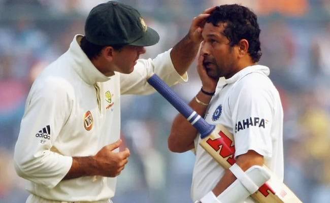 Ricky Ponting and Sachin Tendulkar