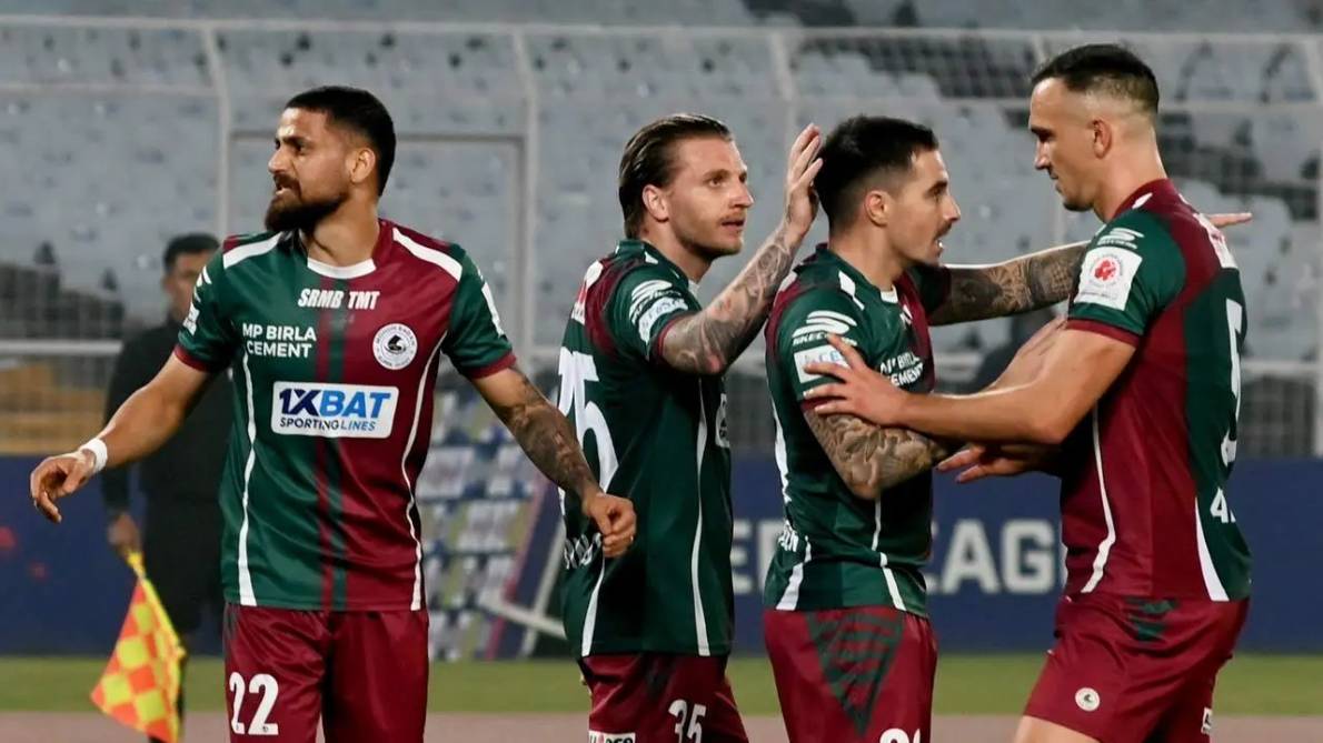 Mohun Bagan players celebrating (Photo: ISL)