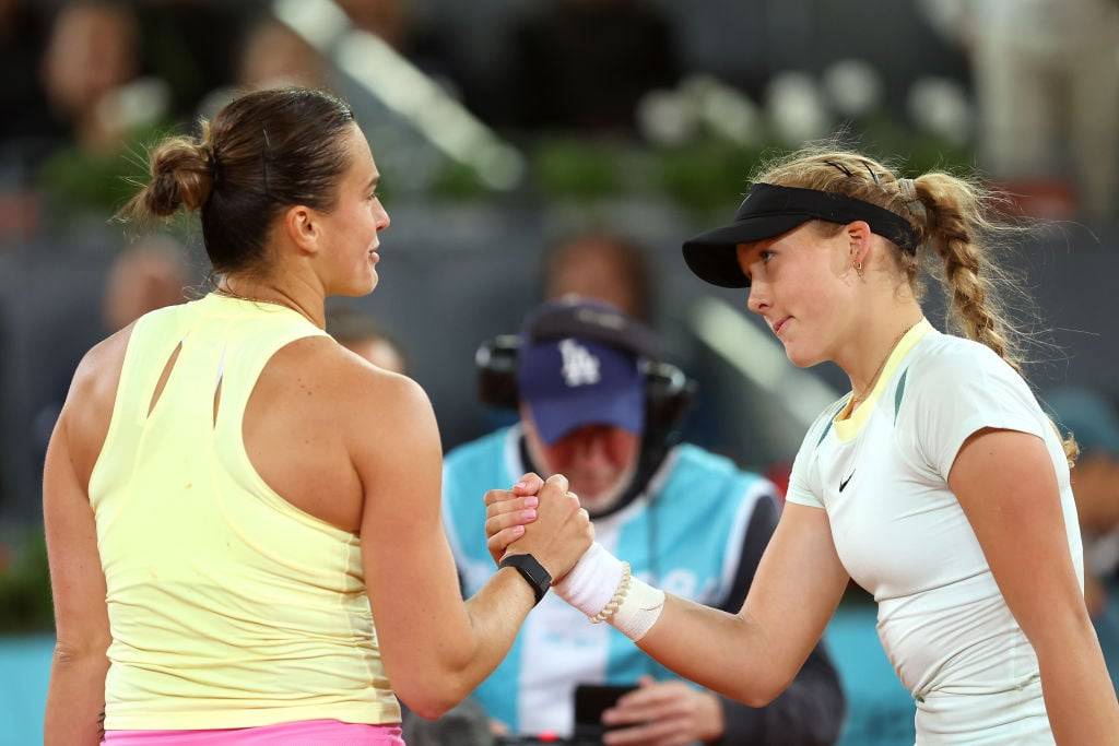 Sabalenka and Andreeva (Photo - WTA/X)