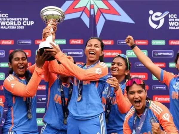 India Under 19 Women's team have defeated South Africa Women Under 19 side to win the ICC Women's Under 19 T20 World Cup