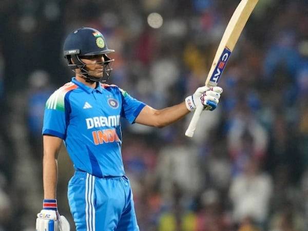 Shubman Gill scored an impressive half-century in the first ODI against England