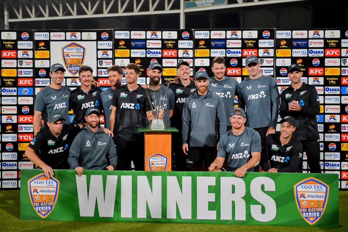 New Zealand won the Pakistan ODI tri-national series