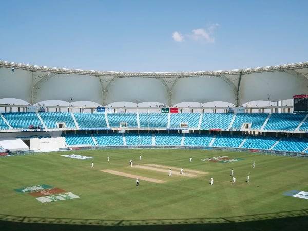 The pitch at the Dubai International Stadium is expected to be on the slower side