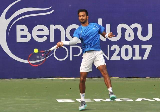 Sumit Nagal at Bengaluru Open