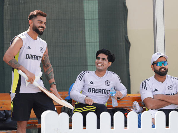 Virat Kohli in the Indian training session