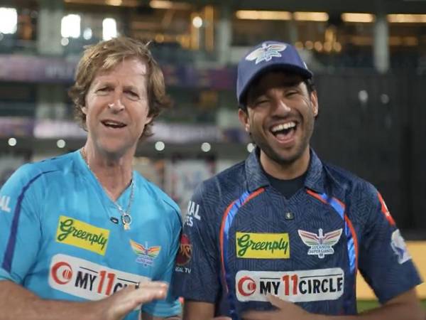 Jonty Rhodes and Ravi Bishnoi (Photo: IPL/X)