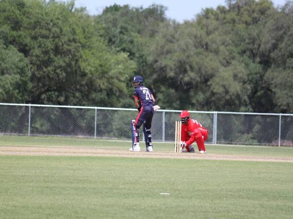 USA and Canada players in action 5th T20I (Photo: USA Cricket/X)