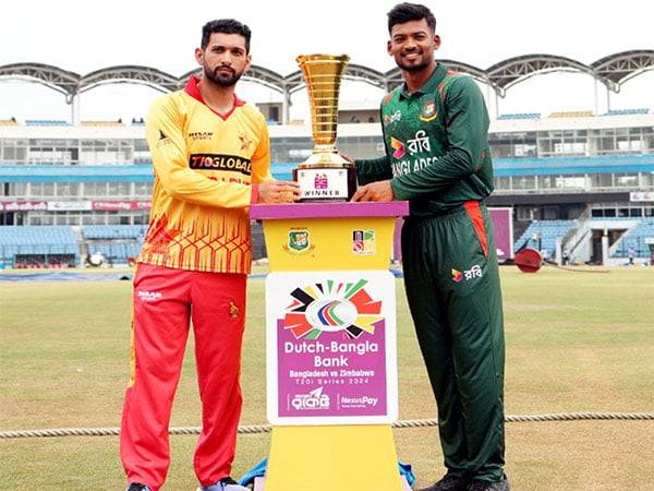 Najmul Hossain Shanto and Sikandar Raza (Photo: Bangladesh Cricket/ X)