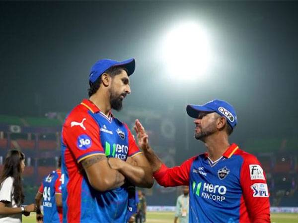 Ishant Sharma and Ricky Ponting. (Photo- IPL)