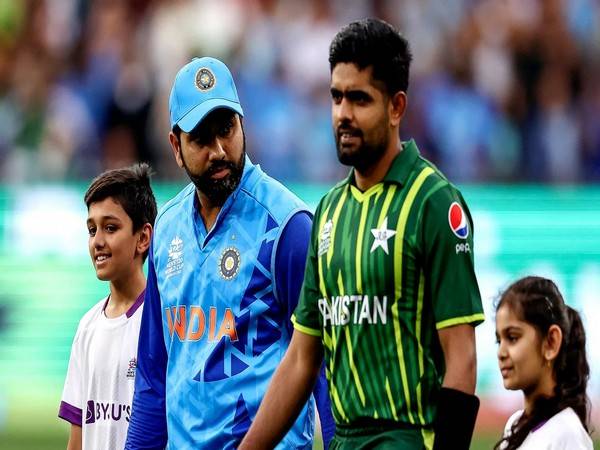 India captain Rohit Sharma and Pakistan skipper Babar Azam (Photo: ICC)