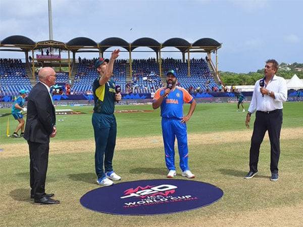 Visuals from toss (Photo: BCCI/X)