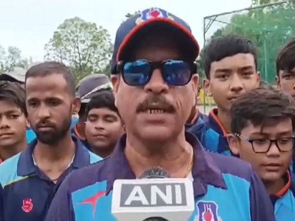 Kuldeep Yadav's childhood coach, Kapil Pandey (Photo: ANI)