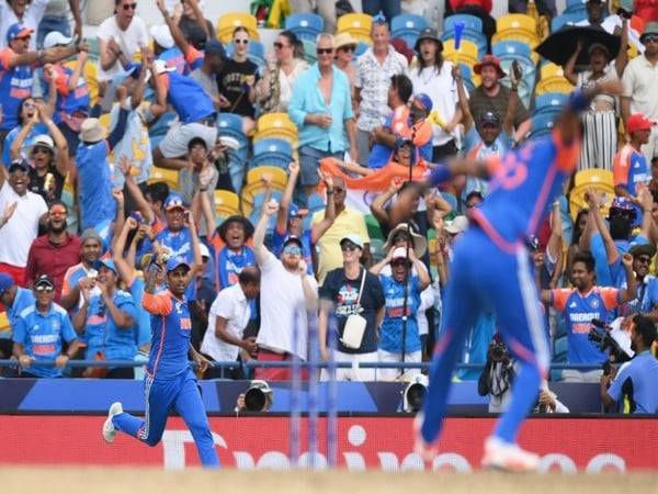 Suryakumar Yadav's catch was a crucial point of the game. (Photo- BCCI X)