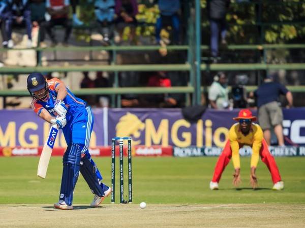 Shubman Gill in action. (Photo- BCCI X)