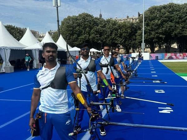 Indian archers practicing before Paris 2024. (Picture: SAI Media)