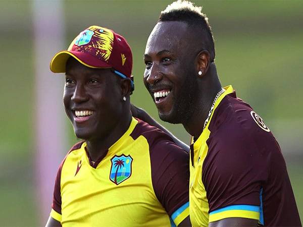 Rovman Powell and Andre Russell. (Photo- ICC website)