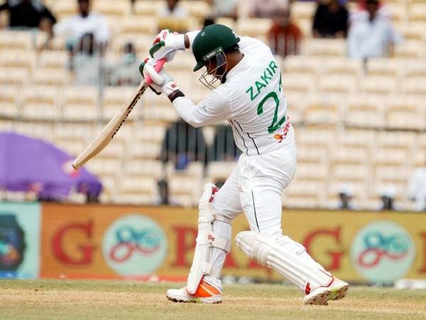 Zakir Hasan in action for Bangladesh