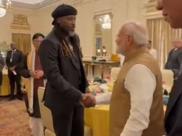 Chris Gayle meeting Prime Minister Narendra Modi. (Photo- Chris Gayle Instagram)