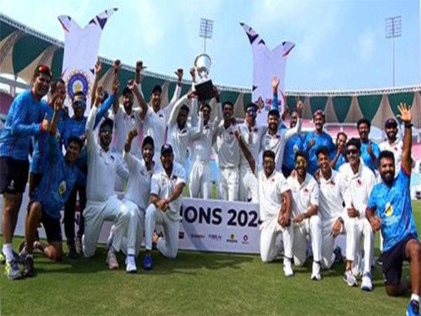 Irani Cup 2024 champions. (Picture: X/@BCCIdomestic)