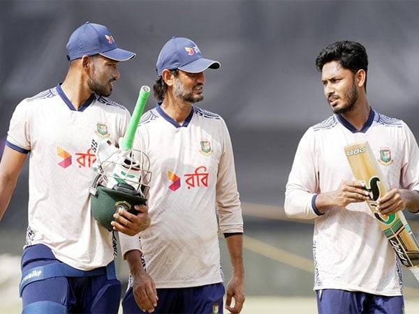 Team Bangladesh during practice in Gwalior (Picture: X/@BCBtigers)