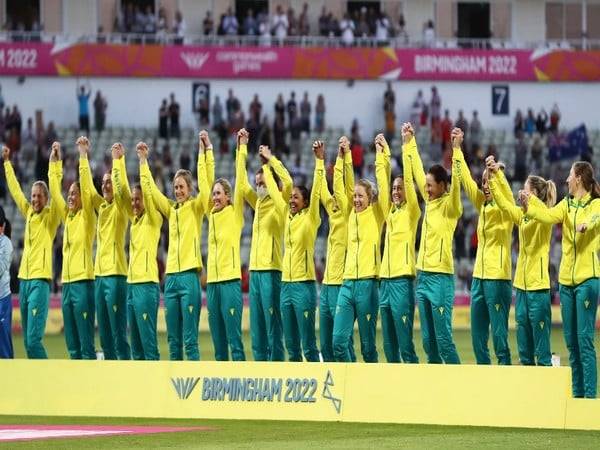 Australian team at CWG 2022. (Photo- ICC)