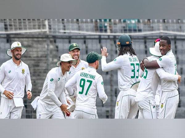 South Africa team celebrating (Photo- ICC website)