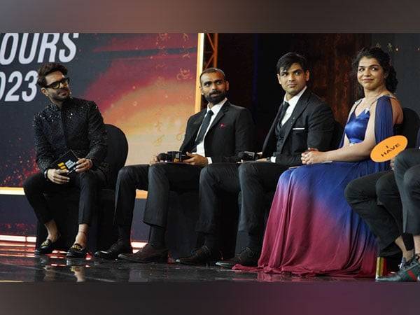 PR Sreejesh, Neeraj Chopra, and Saksi Malik (Photo: Indian Sports Honours)