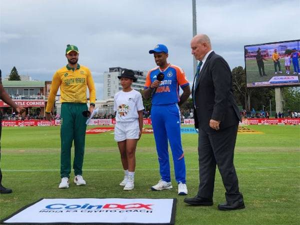 Aiden Markran and Suryakumar Yadav during the toss (Photo: BCCI/X)