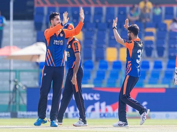 Morrisville Samp Army players celebrating after a dismissal (Photo: Abu Dhabi T10)