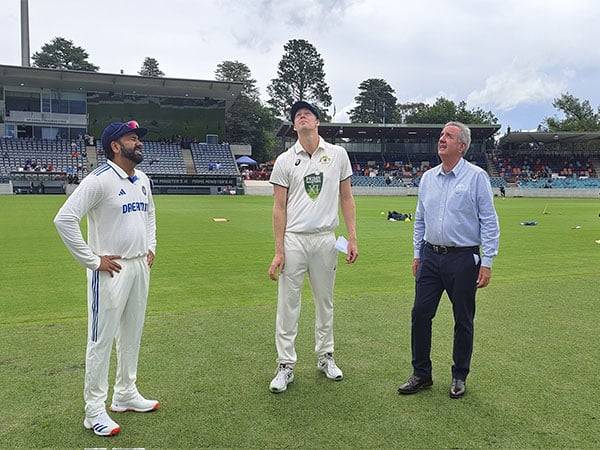 Rohit Sharma and Jack Edwards. (Picture: X/@BCCI)