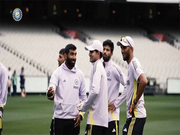 Team India engage in fielding drill ahead of Boxing Day Test. (Picture: BCCI)