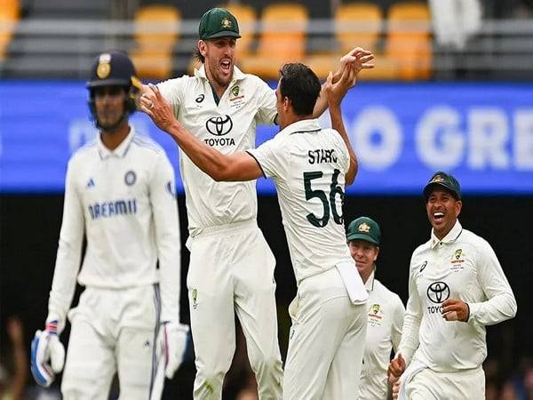 Australia's Mitchell Marsh celebrating a wicket. (Photo- cricket.com.au)