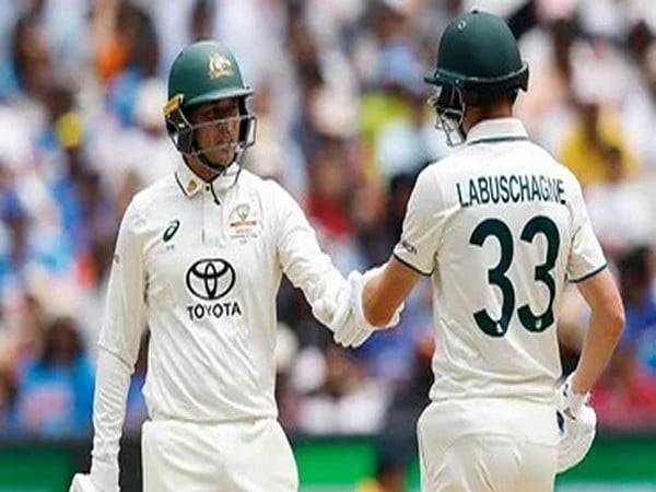 Usman Khawaja and Marnus Labuschagne. (Picture: cricket.com.au)