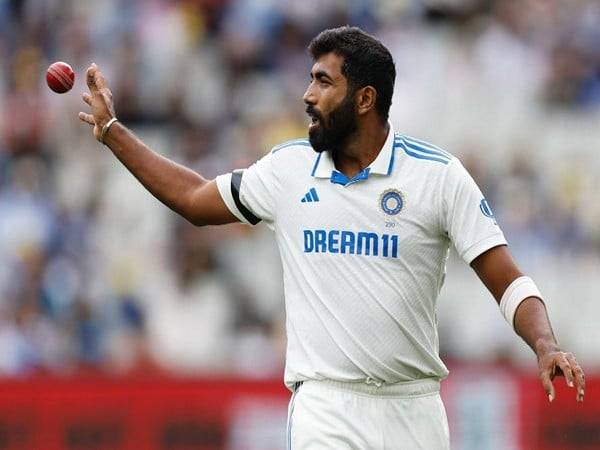 Jasprit Bumrah wears a black armband on second day of the fourth Test against Australia in Melbourne. (Photo- BCCI/@BCCI)