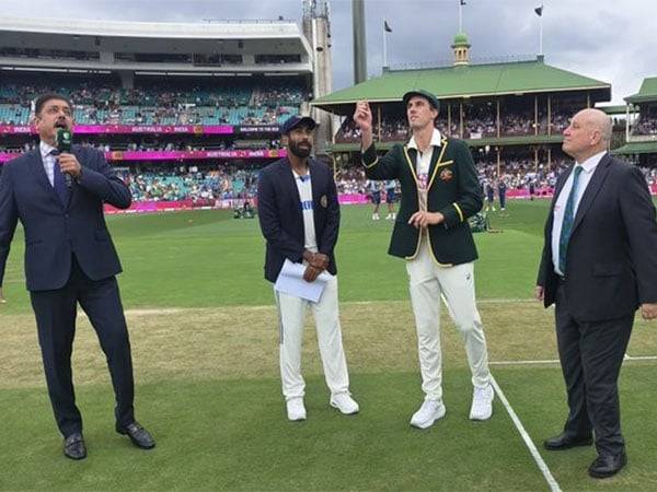 Jasprit Bumrah and Pat Cummins at toss. (Picture: X/@BCCI)