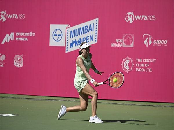 Katie Volynets in Tennis Action at Mumbai Open. (Picture: Mumbai Open)