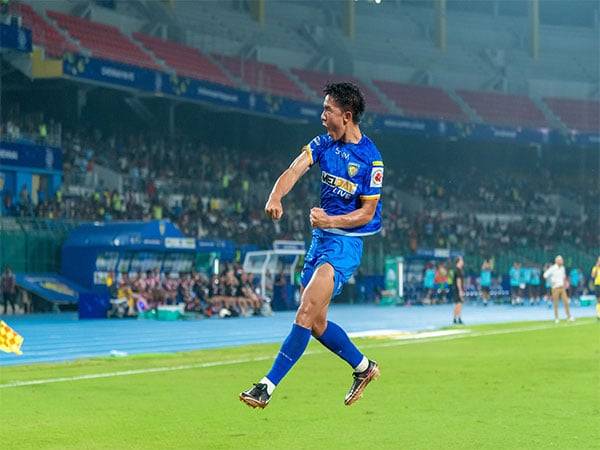 CFC's Lalrinliana Hnamte celebrating. (Picture: ISL Media)