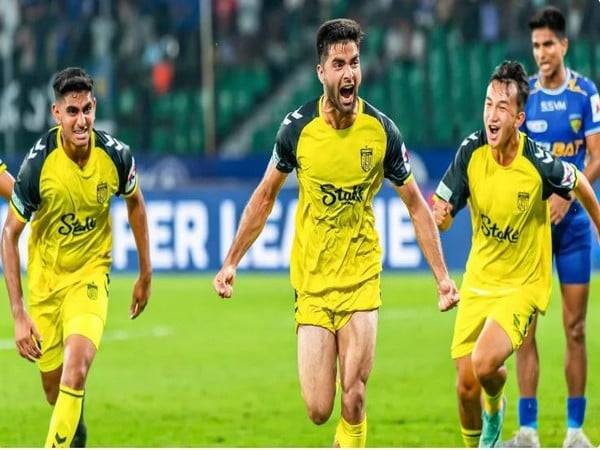 Hyderabad FC players celebrating (Photo: ISL)