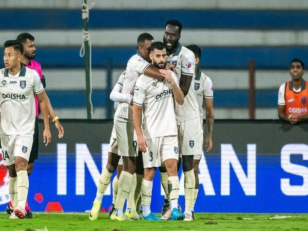 Odisha FC players celebrating (Photo: ISL)