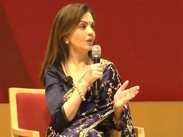 Nita Ambani, Founder and Chairperson of Reliance Foundation (Photo/ANI)